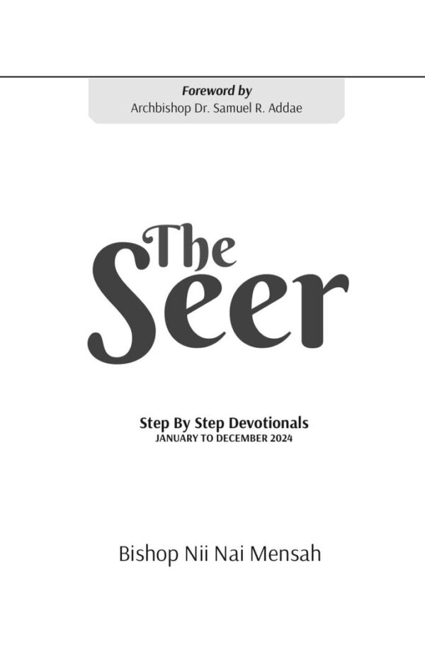 The Seer - Step By Step Devotionals (2024) - Image 2